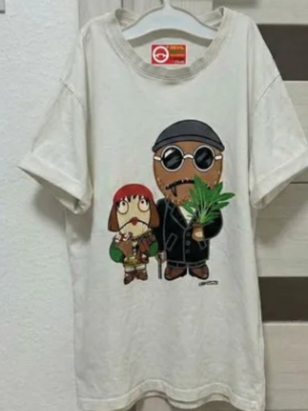 Devil Nut Leon & Mathilda Graphic T-Shirt White